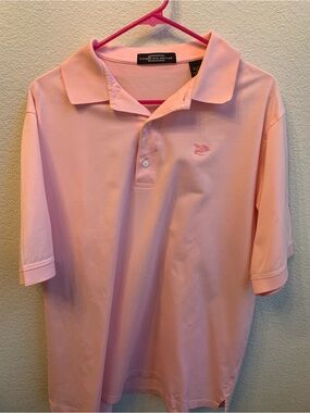 Carnoustie Men’s Light Pink Polo Shirt with Short Sleeve